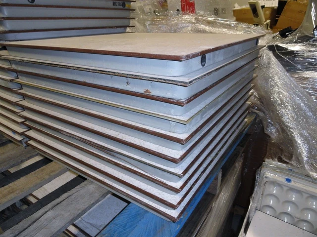 Lot of 10 Computer Room Data Center Raised Panel Access Floor Tile 24" x 24"