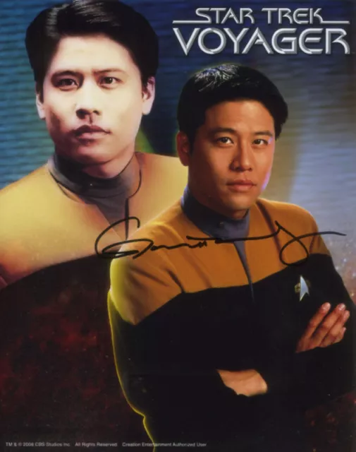 Garrett Wang Autogramm Star Trek Raumschiff Voyager Autograph