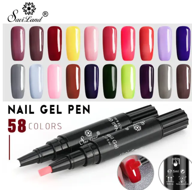 vernis 3 en 1 - semi-permanent - stylo - UV - nail -  one step - ONGLE 2