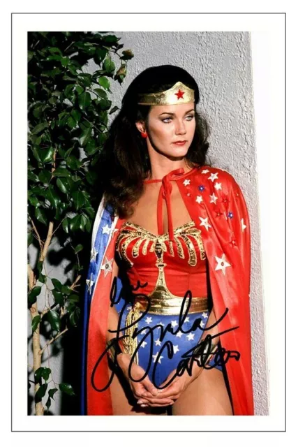 Lynda Carter - Wonder Woman Autograph Signed Photo Poster Print