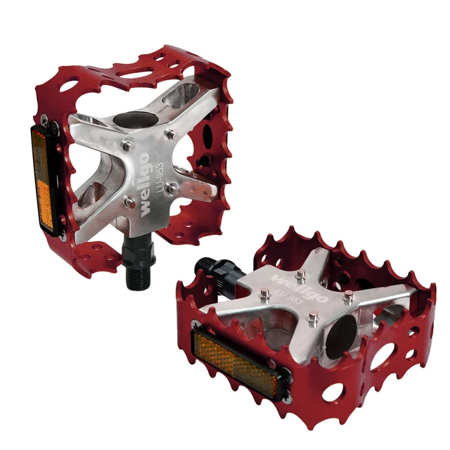 Oldschool Midschool GT bmx 1/2 6holes Waffles style pedals