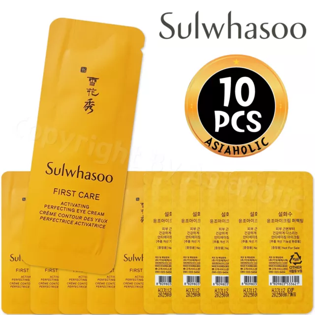 Sulwhasoo First Care Activating Perfecting Eye Cream 1ml x 10pcs (10ml) Sample