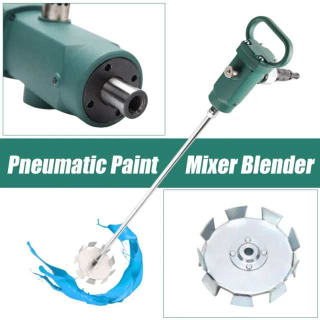 Portable Paint Pneumatic Agitator Rotate Button Porous Heat Dissipation 50-250L