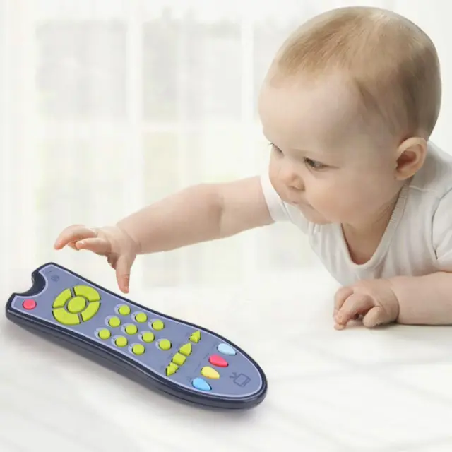 Kids Educational Baby Toy Remote Control - TV English Learning Music