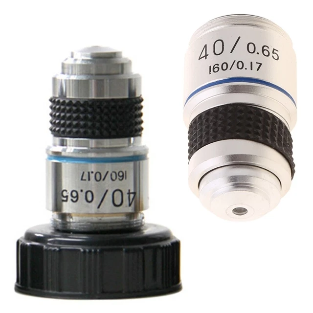 Supporto obiettivo microscopio 4x 10x 40x 100x obiettivo microscopio supporto obiettivo acromatico