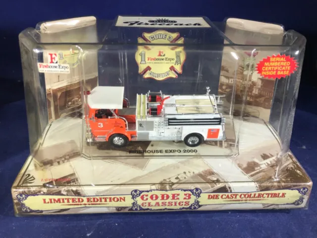 N-23 Code 3 1:64 Scale Die Cast Fire Engine - Engine 3 Firehouse Expo 2000
