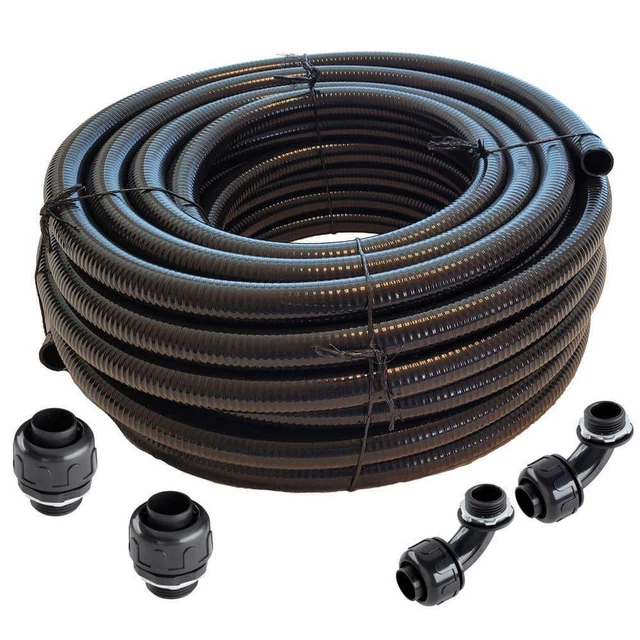 1 in. x 100 ft. Black Non Metallic Flexible Liquid Tight Electrical Conduit with