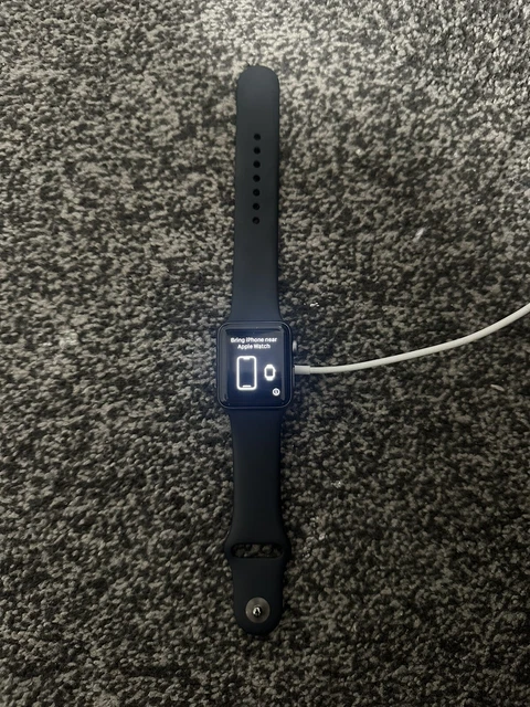 Apple watch series 3 nike+ hotsell 38mm space grey aluminium case gps
