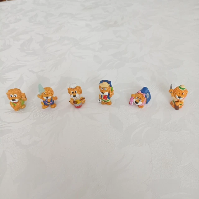 5 Figurines Kinder Surprise Ferrero Serie Lions Leoventuras