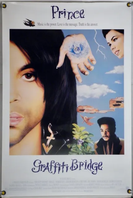 Graffiti Bridge Rolled Original One Sheet Movie Poster Prince (1990)