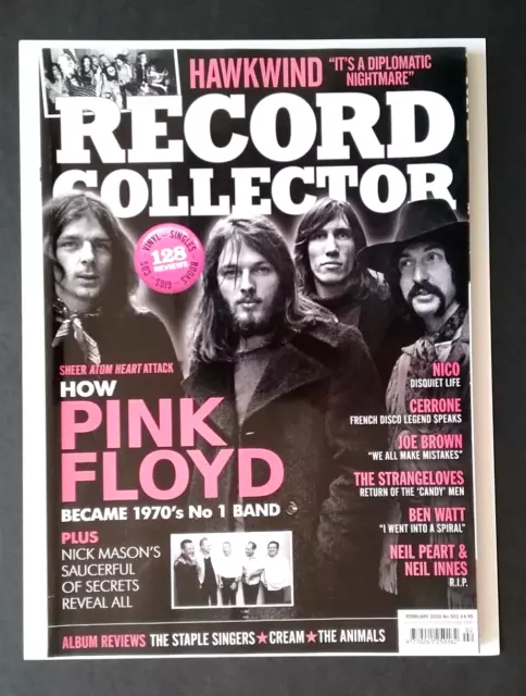 "Record Collector" Uk Music Magazine Feb 2020 "Pink Floyd 1970'S Number One Band