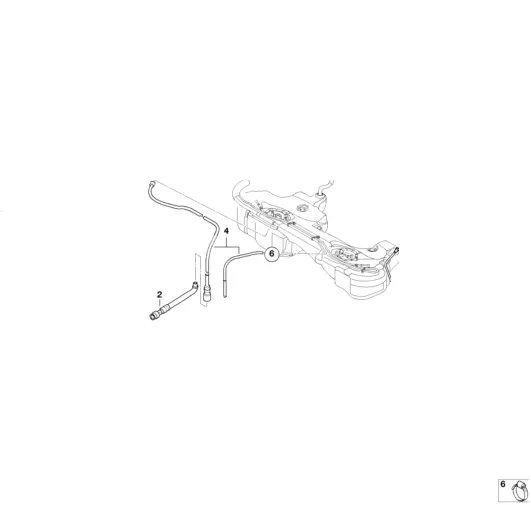 BMW GENUINE FUEL Line Hose Pipe Set E46 M3 Replacement Spare