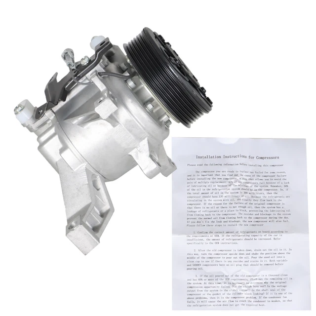 thumbnail image 2 of SCITOO AC Compressor With Clutch For Subaru Forester Impreza WRX 2008-2015 2.0L 2.5L 2 of 9