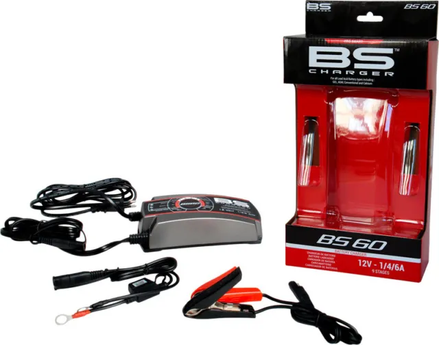 Cargador de bateria inteligente Pro BS Battery BS60 12V - 1/4/6A MEJOR PRECIO WE