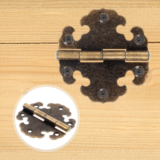 CERNIERE ANTICHE FACILI da installare per scatole di legno e set comò con EUR 4,93 - IT