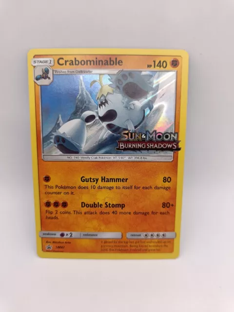 Pokemon TCG - Crabominierbar - Vorabversion Promo - SM Burning Shadows - SM47 - PL