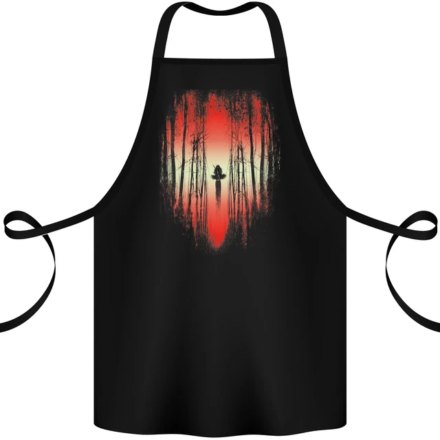 Ninja Landscape Martial Arts MMA Samurai Cotton Apron 100% Organic