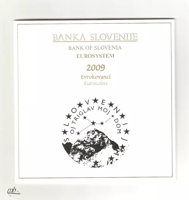 Slovenia Euro-KMS 2009/3,88 euro/BU/ST con moneta commemorativa da 3 euro 505