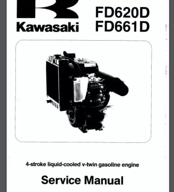 Kawasaki FD620D , FD661D Engine Service Repair Manual Supplement 166 pages