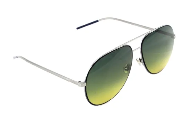 NEW Genuine CHRISTIAN DIOR ASTRAL Blue Ruthenium Green Aviator Sunglasses DTY JE