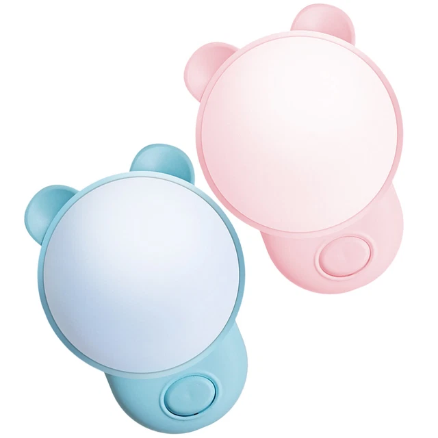 2 piezas Luz LED Oso Lámpara Luz Noche Usar Mini