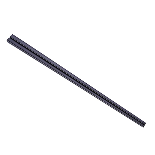 Un par de palillos de acero inoxidable galvanizar de palillos cuadrados