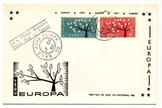 Irlanda 1962 FDC Europa CEPT Michel No. 155-56