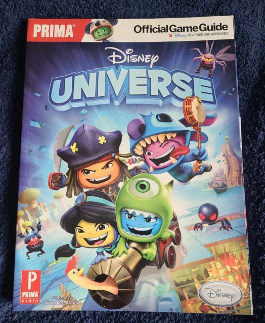 Disney Universe Official Game Guide - Prima Games for Xbox 360 PS3 Wii BNWS RARE