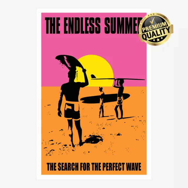 The Endless Summer 1966/3 Official Movie Original Art Print Poster