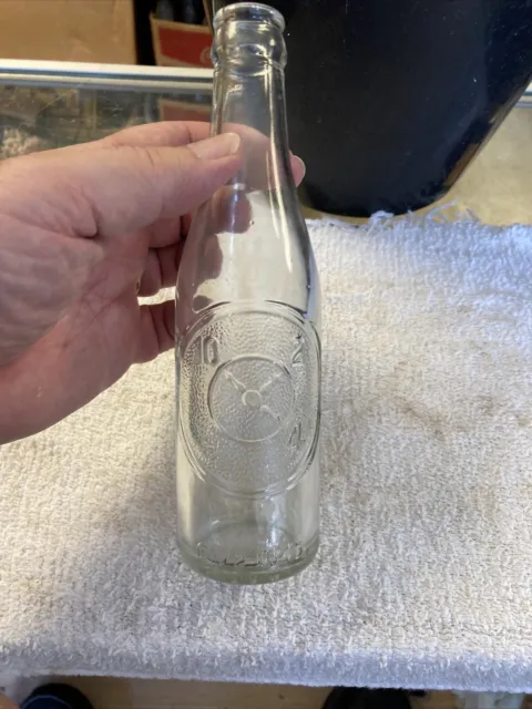 Vintage Dr. Pepper 10-2-4 , 6 1/2 oz. Clear Glass Soda  Bottle, Chattanooga Tn