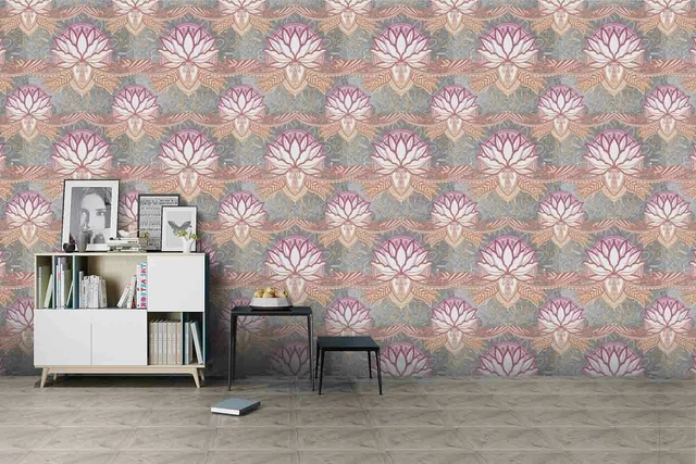 FOND D'ÉCRAN MURAL 3D floral sans couture amovible auto-adhésif 470 EUR 103,72 - FR