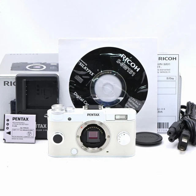 [71 shots] [Top Mint] PENTAX Q-S1 Body Kit Pure White x Cream