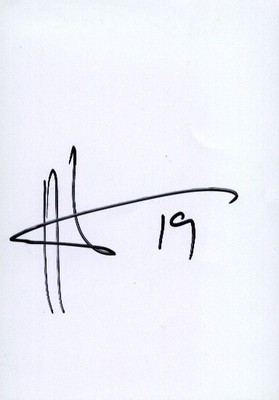 Nikola Zigic - Birmingham - Signed Index Card - COA (42138)