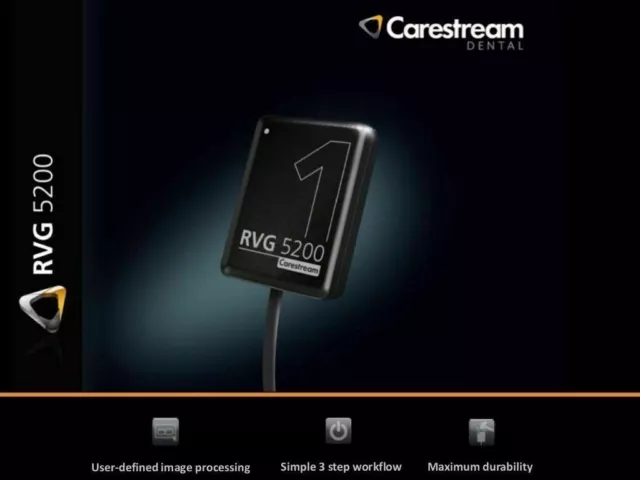 New Carestream Kodak RVG 5200 Digital X-Ray Sensor for dental X-Ray Size 1