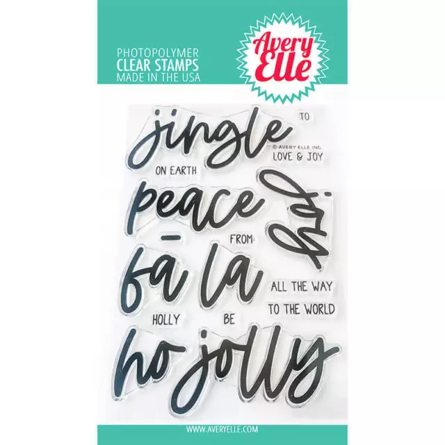 Avery Elle Clear Stamp - Jingle AE2026