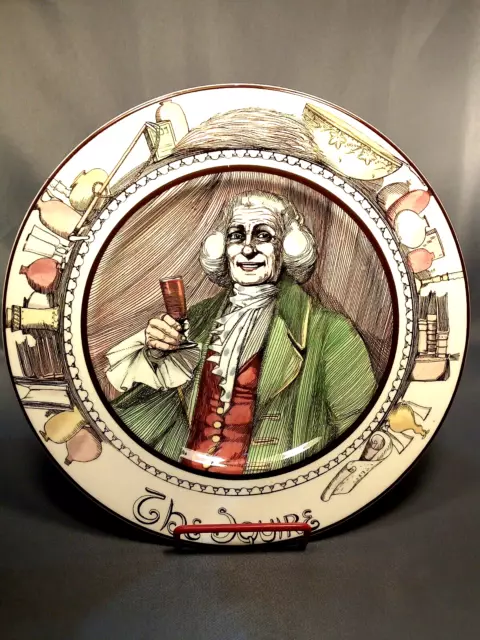 Plate  " The  Squire "Royal Doulton Collection  10,5 "-27cm RARE