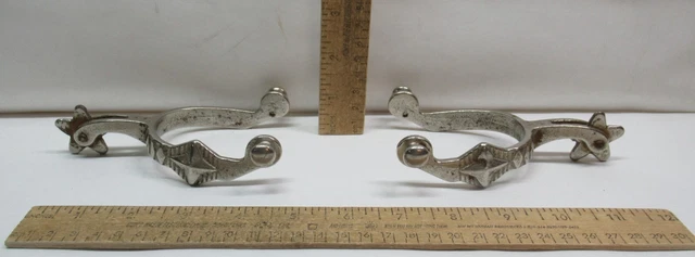 Pair North & Judd SPURS - Smaller size - fix button - Cowboy / Western - #921232