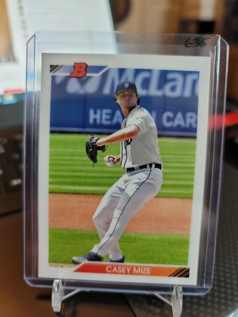 ⚾ 2020 Bowman Heritage Prospects Image Variations #BHP50 Casey Mize Tigers
