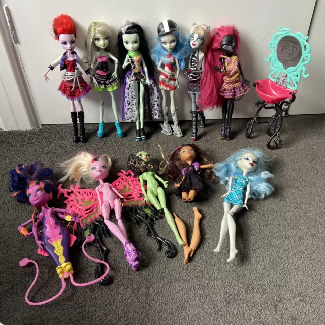 Monster High Dolls Accessories Bundle Parts