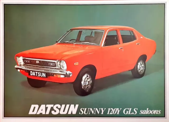 Datsun 120Y Sunny GLS Saloon Brochure 1977