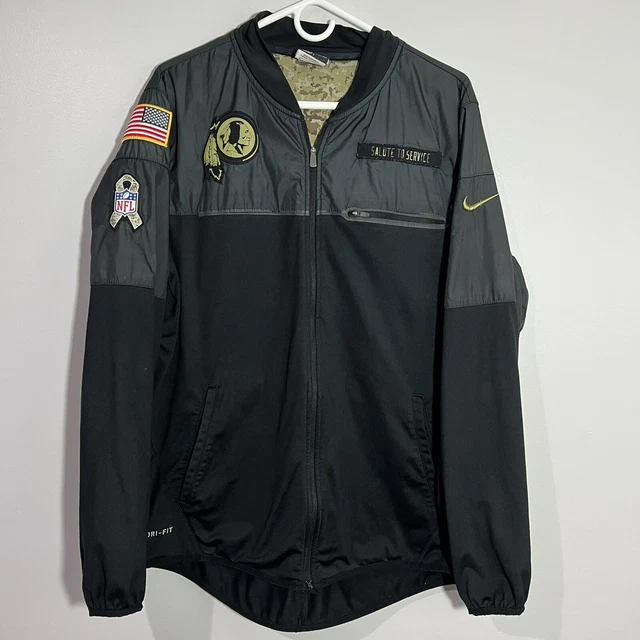 WASHINGTON REDSKINS NIKE STS Salute To Service Men s Jacket Sz