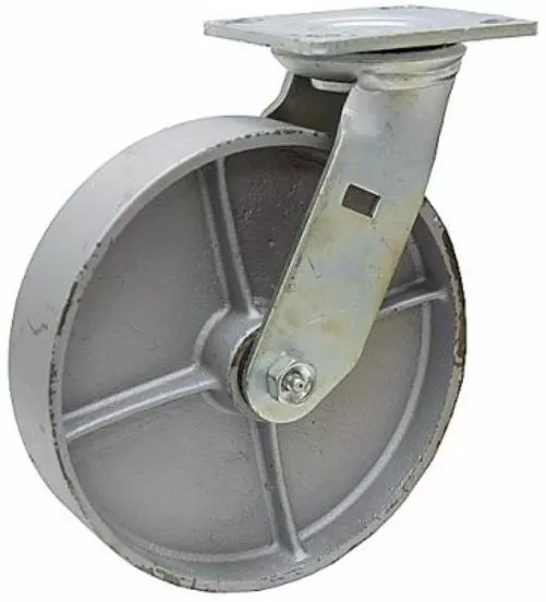 4" X 2" SWIVEL STEEL PLATE CASTER 900 lbs.  1-1991-S