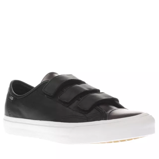 VANS BLACK Silver Prison Issue Trainers Size UK3 27.98