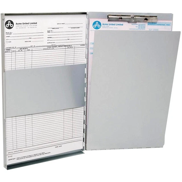 WESTCOTT Klemmbrett E-17004 00 DIN A4 silber Aluminium