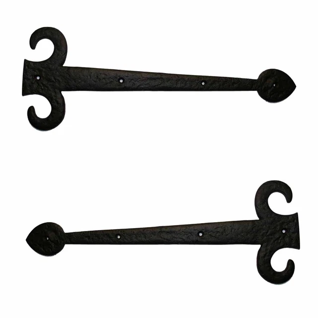 Heavy Iron Dummy Door Strap Hinges Pack of 2 Gate Hinges Renovators Supply