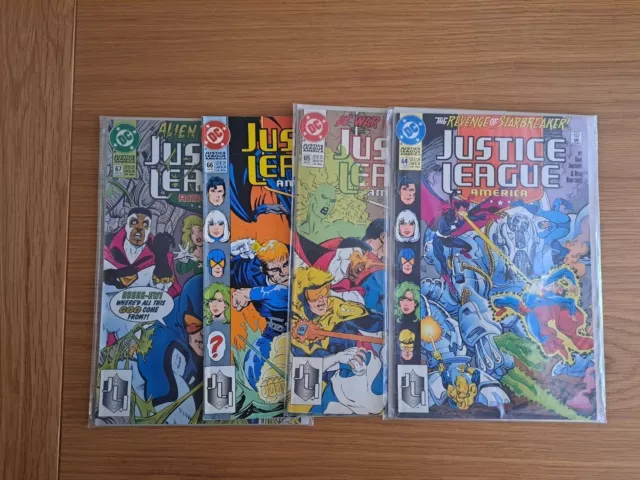 DC Comics Justice League of America 1992 Issues 64 65 66 67 Bundle