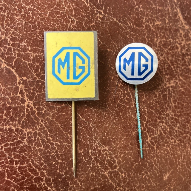 VINTAGE MG CAR logo stick pin badges Hat Pin Classic Cars £9.95 ...
