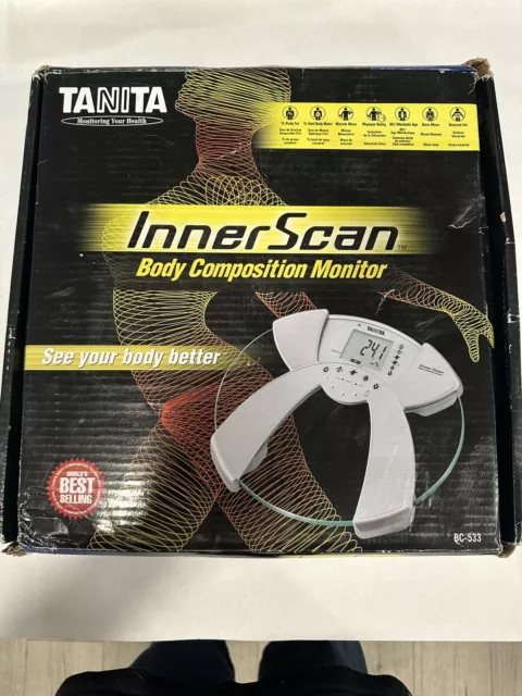 Tanita InnerScan Body Composition Monitor BC-533 NEW Open Box Some Box Damage