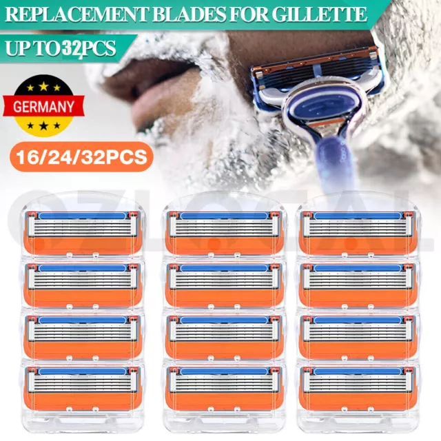 16~32 pezzi per ricariche Gillette Fusion 5 ProGlide lame da barba compatibili