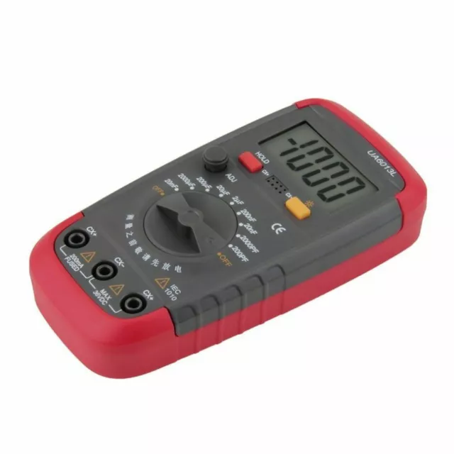 New UA6013L Auto Range Digital LCD Capacitor Capacitance Tester Meter Multimeter